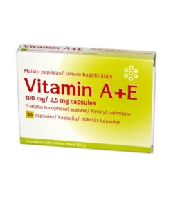 VITAMIN A+E kapsulas N30
