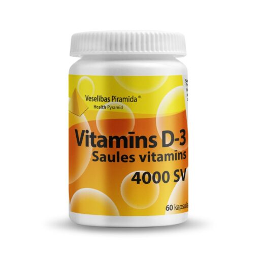 VITAMĪNS D3 4000SV kapsulas N60