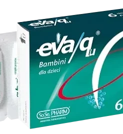EVA/QU Children supozitoriji 6 gab.