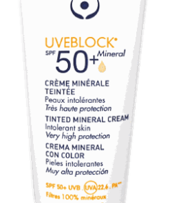 ISISPHARMA Uveblock SPF50+ Tinted Mineral saules aizsarglīdzeklis 40 ml