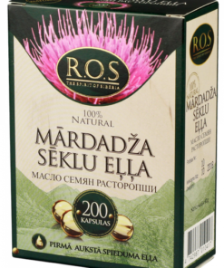 R.O.S. Mārdadža Sēklu Eļļa kapsulas 200 gab.