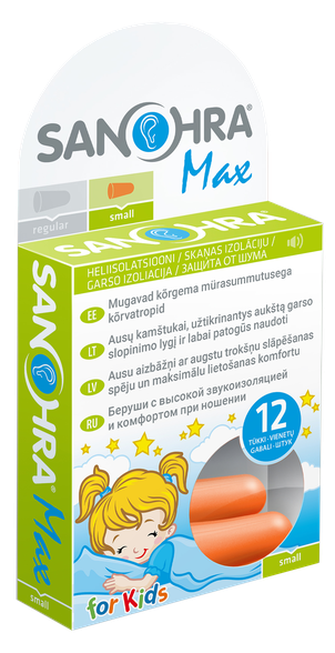 SANOHRA MAX CHILDREN ухо пробки 12 шт.
