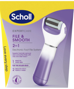 SCHOLL File & Smooth 2 in 1 elektroniskā pēdu vīle 1 gab.