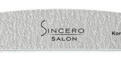 SINCERO SALON Profesional 100/100 Pelēka nagu vīlīte 1 gab.
