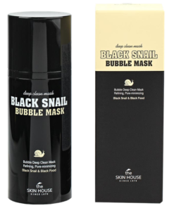 THE SKIN HOUSE Black Snail Bubble Mask sejas maska 100 ml
