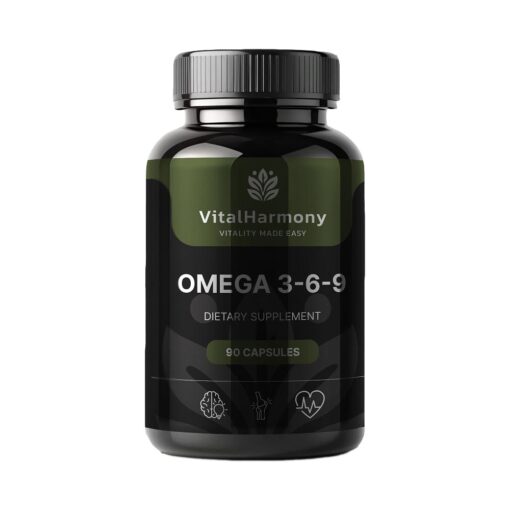 VitalHarmony Omega 3-6-9 mīkstās želejas N90