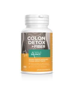 ACORUS BALANCE Colon Detox+Fiber kapslid N100
