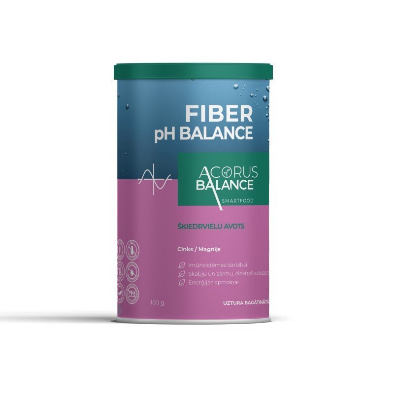 ACORUS BALANCE Fiber pH Balance šķiedrvielu komplekss pulveris 180 g