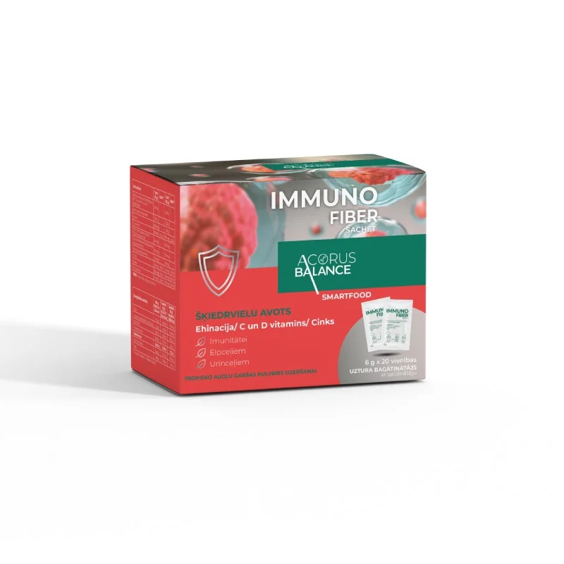 ACORUS BALANCE Immuno Fiber pulveris imunitātei N20