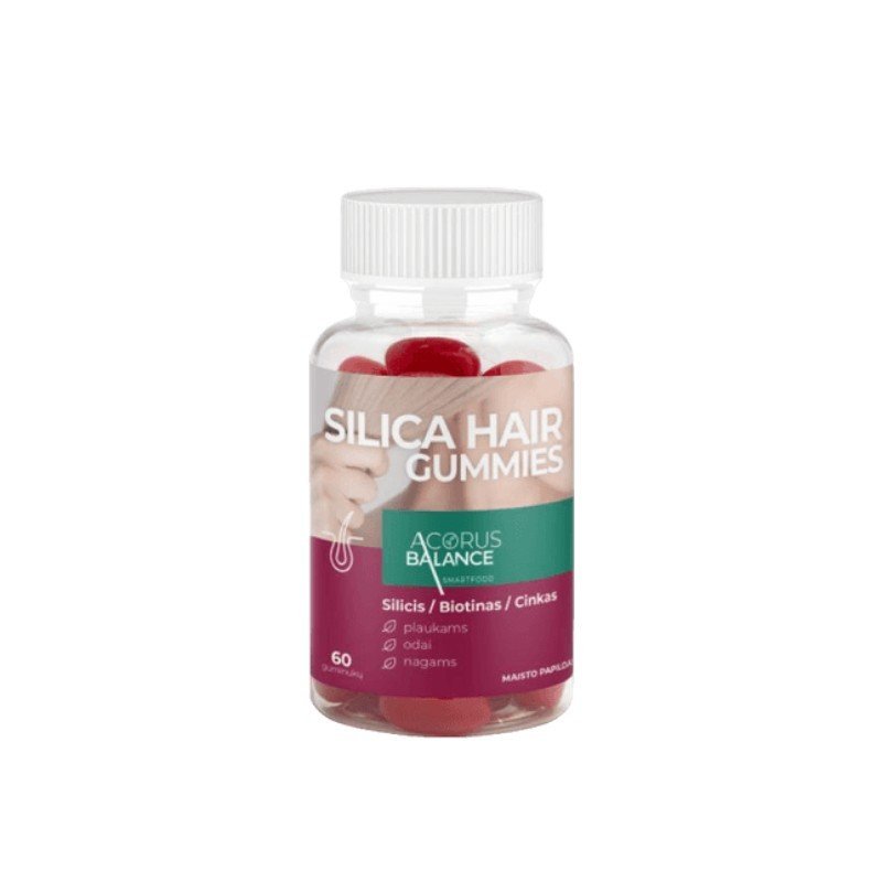 ACORUS BALANCE Silica Hair Gummies pastilas N60
