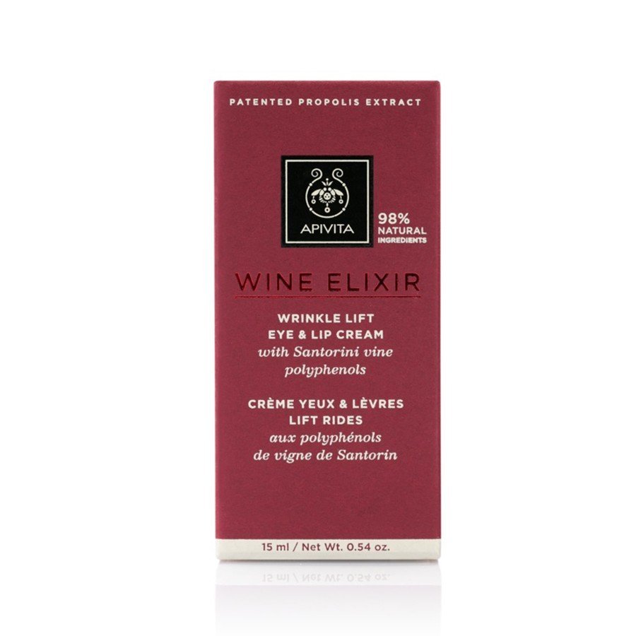 APIVITA WINE ELIXIR Paakių ir lūpų kremas 15 ml