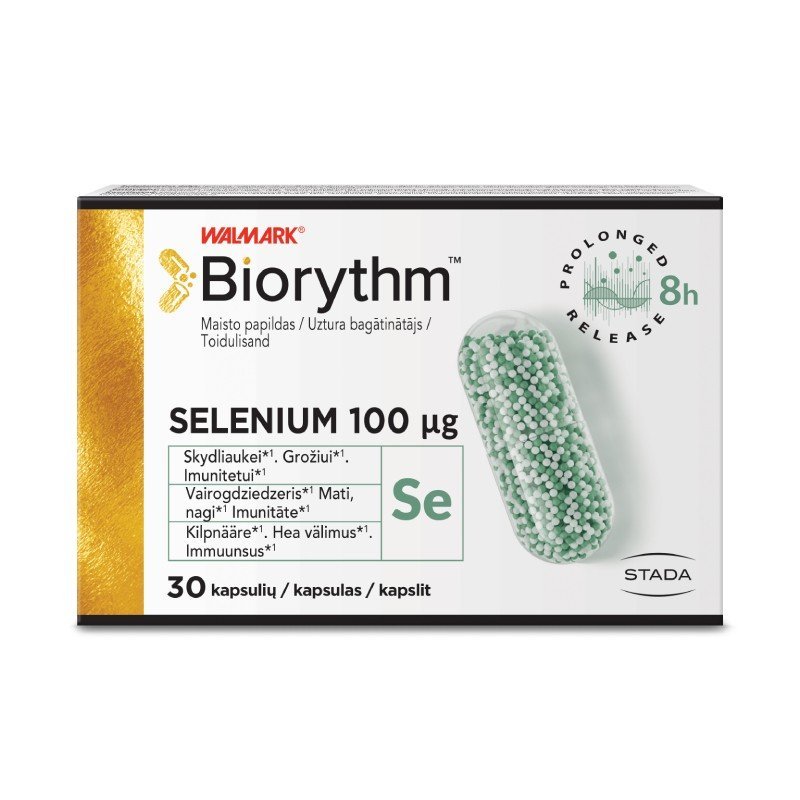 BIORYTHM Selenium 100 mg kapsulės N30