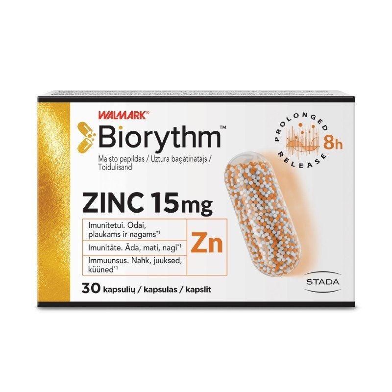 BIORYTHM Zinc 15 mg kapsulas N30