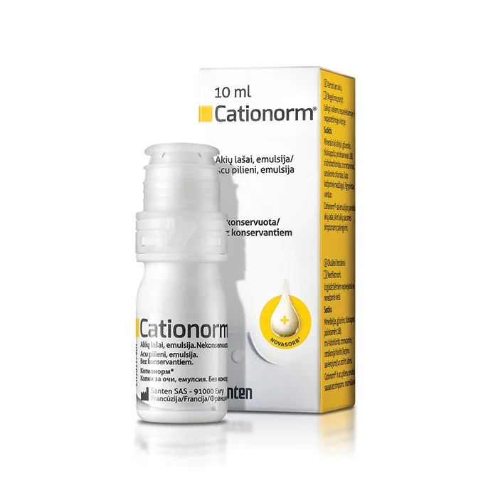 CATIONORM Säilitusaineteta silmatilkade emulsioon 10 ml