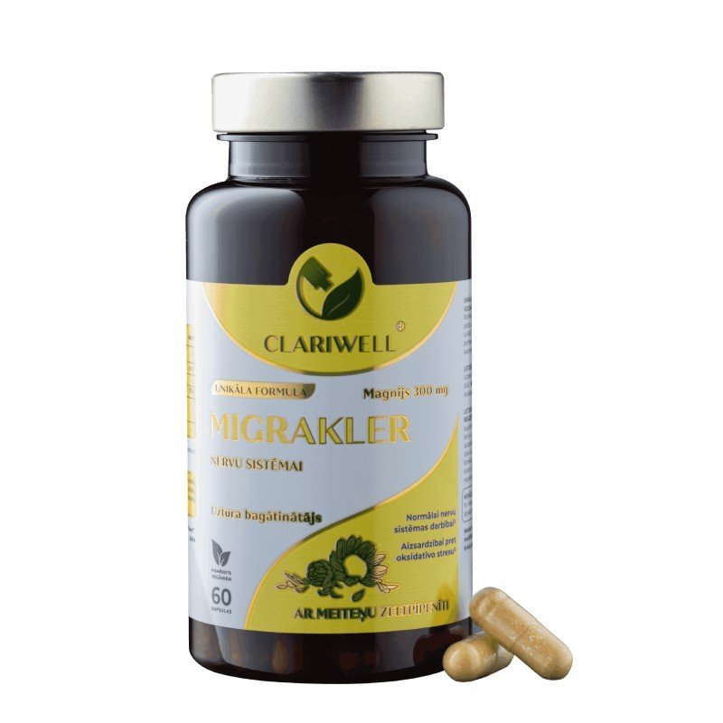 Clariwell Migrakler N60 kapsulės
