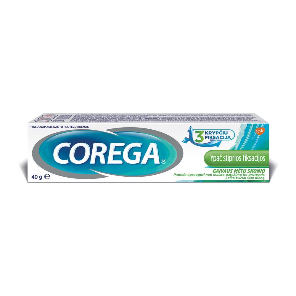 COREGA Extra Fresh zobu protēžu fiksācijas krēms 40 g