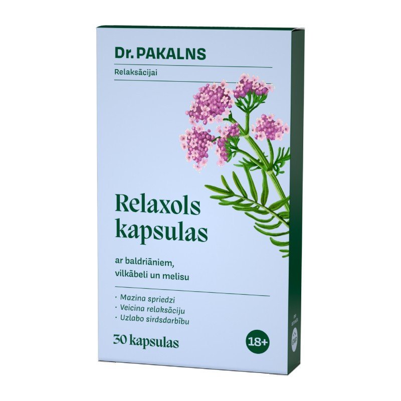 DR. PAKALNS RELAXOLS kapsulės N30