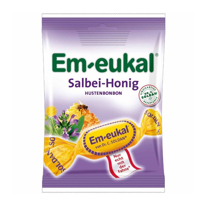 DR.SOLDAN Em-Eukal Salvei-Mee C vit. karamell 75 g