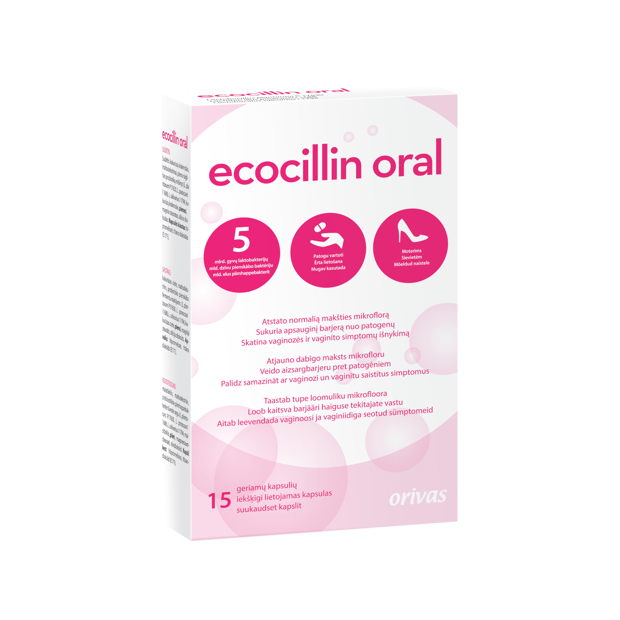 ECOCILLIN Oral kapsulas N15