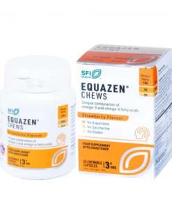EQUAZEN Chews Maasikamaitselised närimiskapslid N60