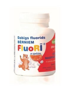 FLUORI ar apelsīnu 220 mg N250