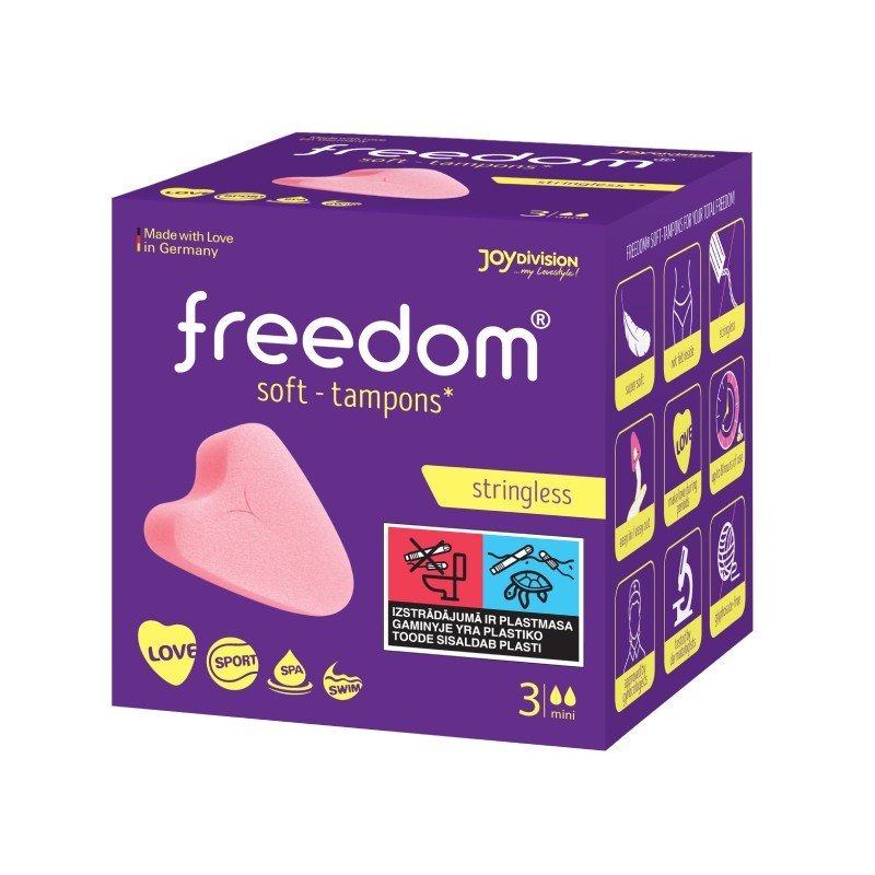 FREEDOM Soft Naiste hügieenilised minitampoonid N3