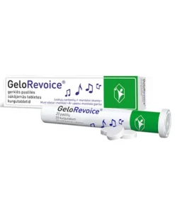 GELOREVOICE upeņu-mentola sūkājamās tabletes N20