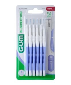 GUM Bi-Direction 0.6 mm starpzobu birstītes N6
