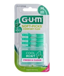GUM Soft Picks Comfort Flex hambaorkid piparmünt, suurus M N80