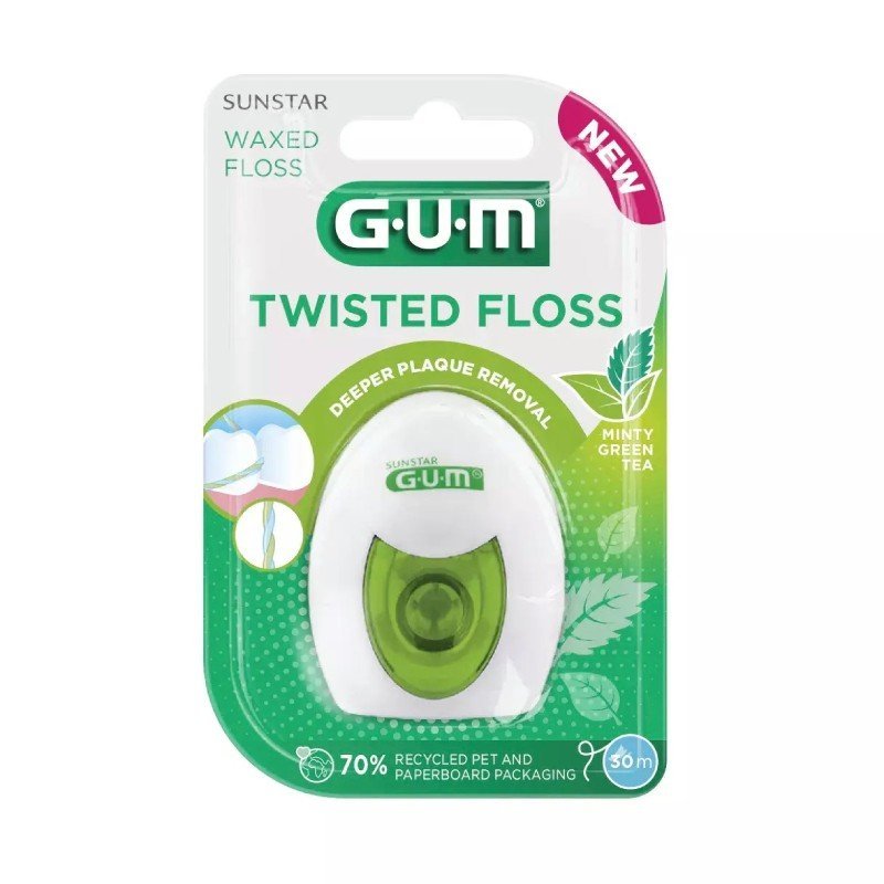 GUM Twisted 30m zobu diegs N1