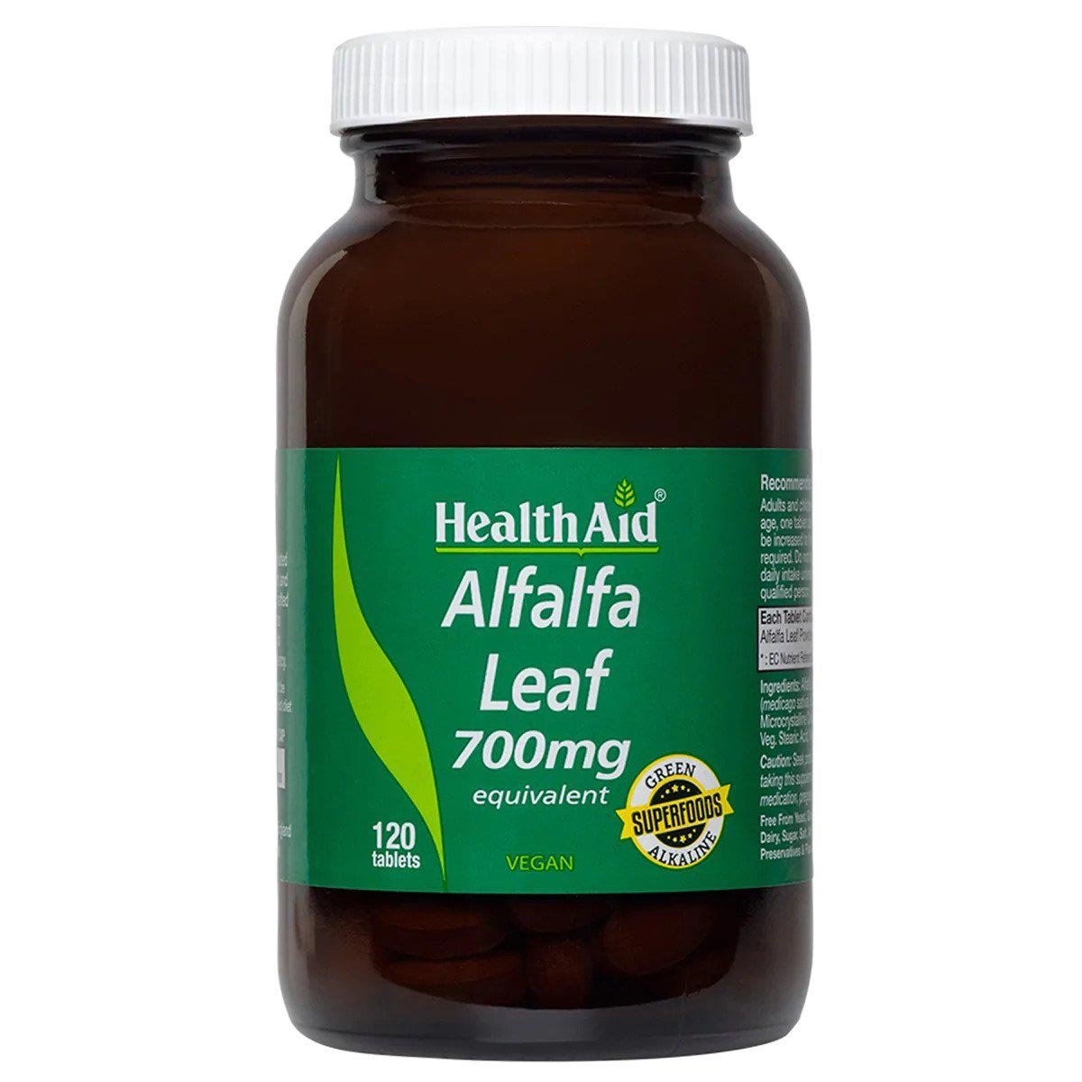 HealthAid Alfalfa Leaf 700mg tabletes N120