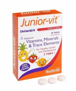 HealthAid Junior-vit košļājamās tabletes N30