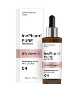 INOPHARM Pure Elements 15% Vitamin C izgaismojošs sejas serums 30 ml