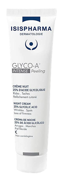 ISISPHARMA Glyco-A INTENSE Lupimasis 25 % Naktis lupimasis 30 ml