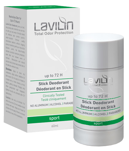 LAVILIN Deo 72H Stick Sport antiperspirants 60 ml