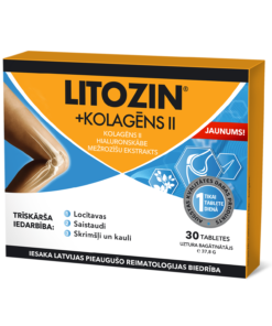 LITOZIN + KOLAGĒNS II tabletes N30