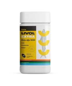LIVOL Extra Omega-3 zivju eļļa 1000 mg kapsulas N60