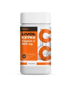 LIVOL Extra Vitamin C 400 mg košļājamās tabletes N50