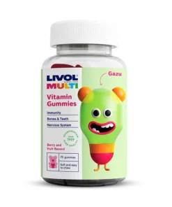 LIVOL Multi Vitamīnu lācīši ar ogu un augļu garšu N75