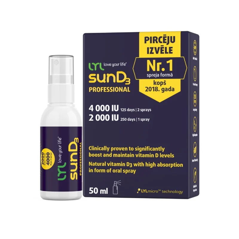 LYLsunD3 PROFESSIONAL 4000 SV pihusti 50 ml