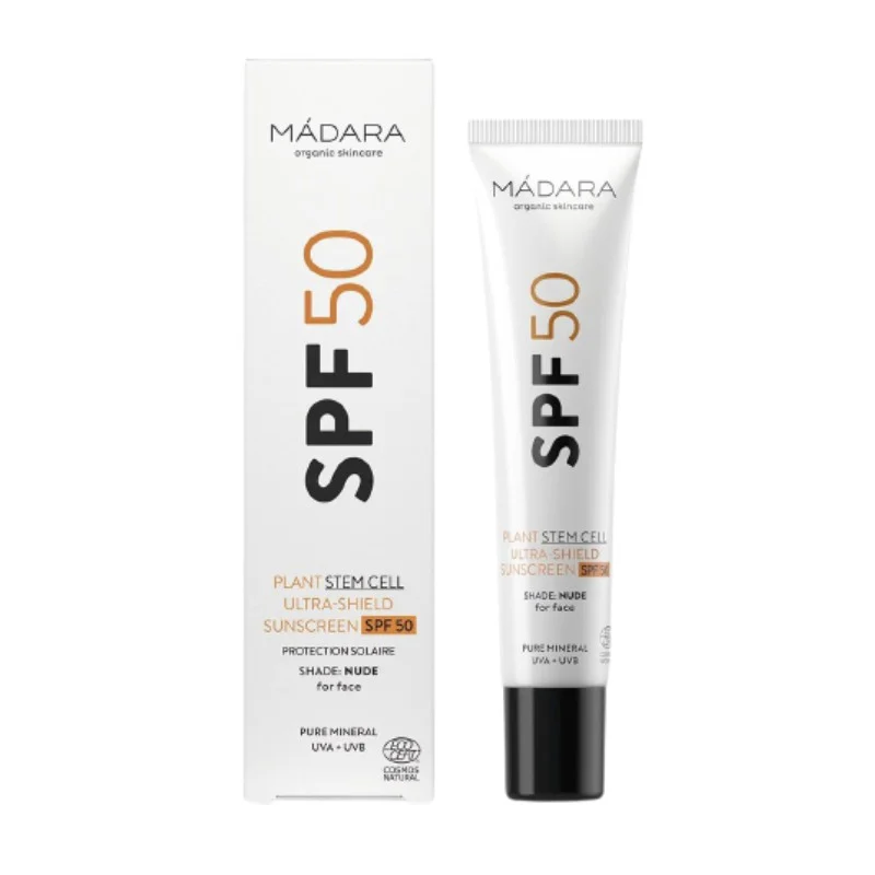MADARA Ultra-Shield SPF50 päikesekreem näole tooniga 40 ml