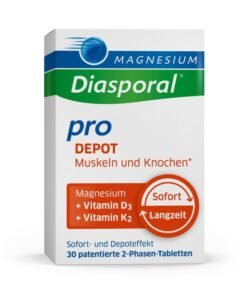 MAGNESIUM DIASPORAL Pro Depot muskuļiem un kauliem tabletes N30
