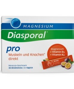 MAGNESIUM DIASPORAL Pro muskuļiem un kauliem direkt granulas N30