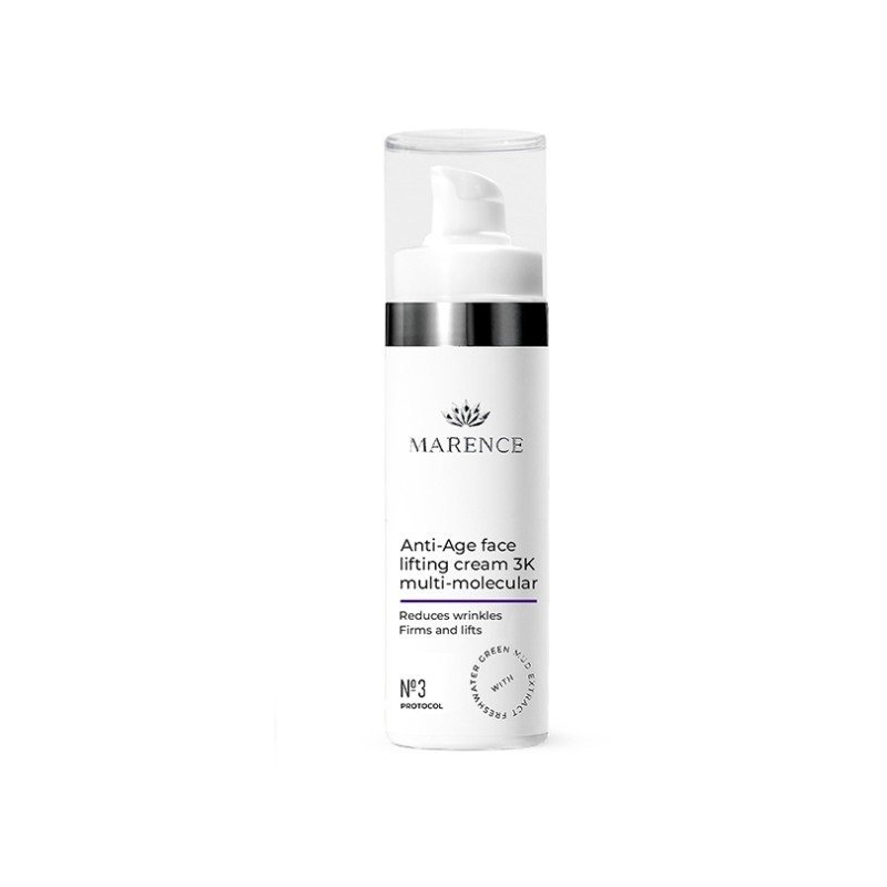 MARENCE Anti-Age sejas liftinga krēms 3K multimolekulārs 30 ml