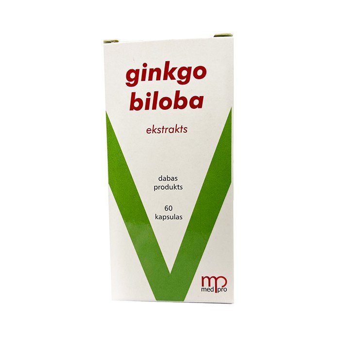 MEDPRO Ginkgo biloba 60 mg kapsulės N60