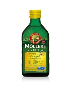 MOLLERS zivju eļļa ar citrona garšu 250 ml
