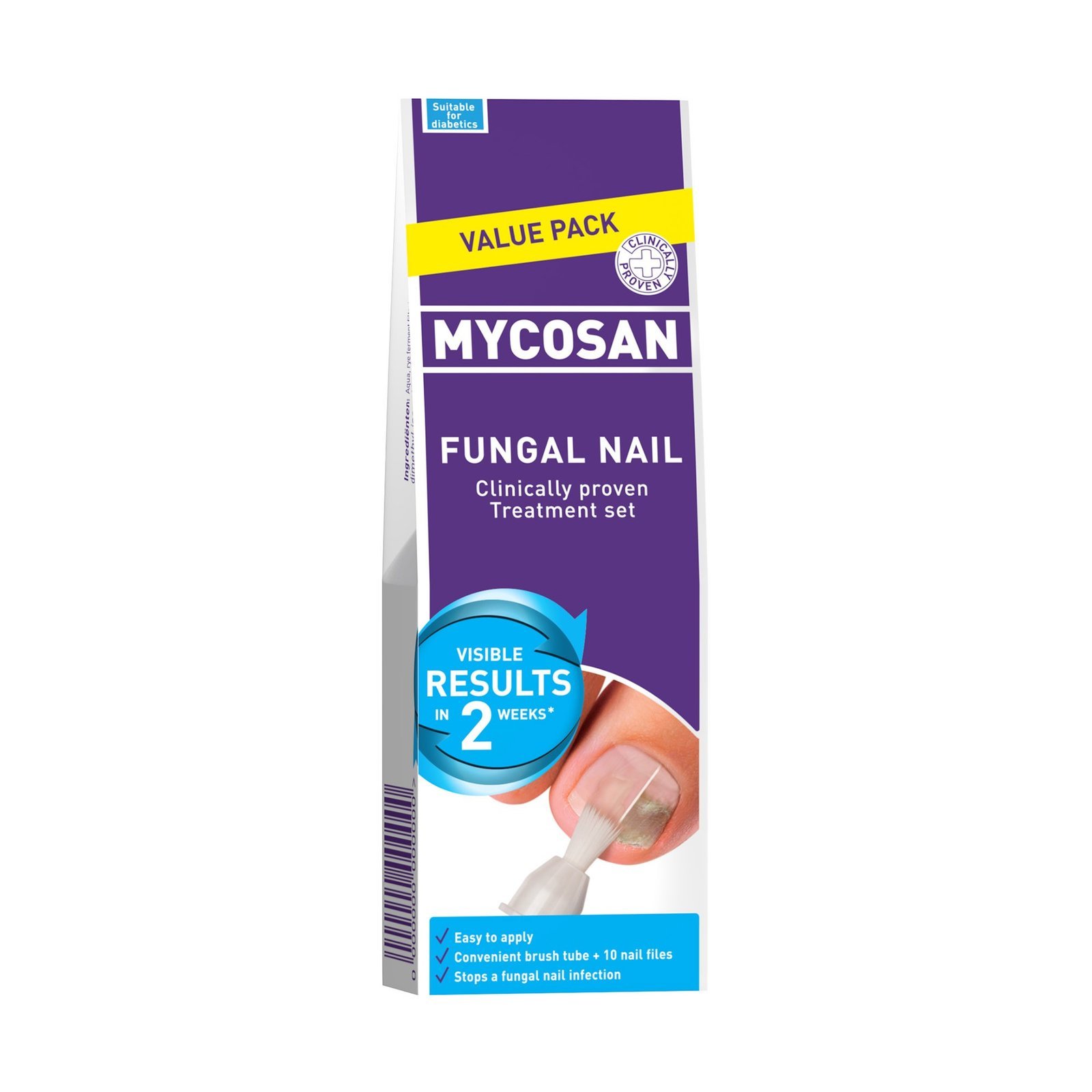 MYCOSAN līdzeklis nagu sēnītes ārstēšanai 10 ml