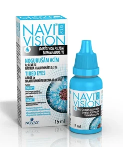 NAVI VISION PLUS Nogurušām acīm acu pilieni 15 ml