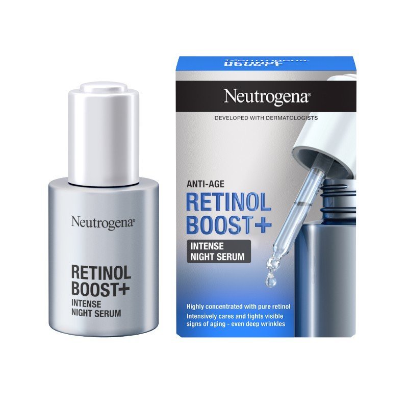 NEUTROGENA Retinol Boost+ Intense nakts serums 30 ml