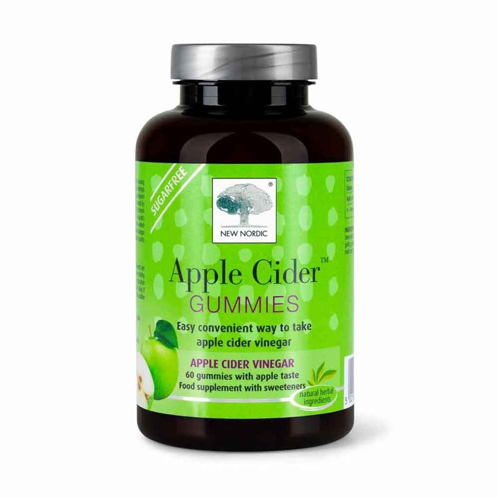 NEW NORDIC Apple Cider Gummies närimistabletid N60